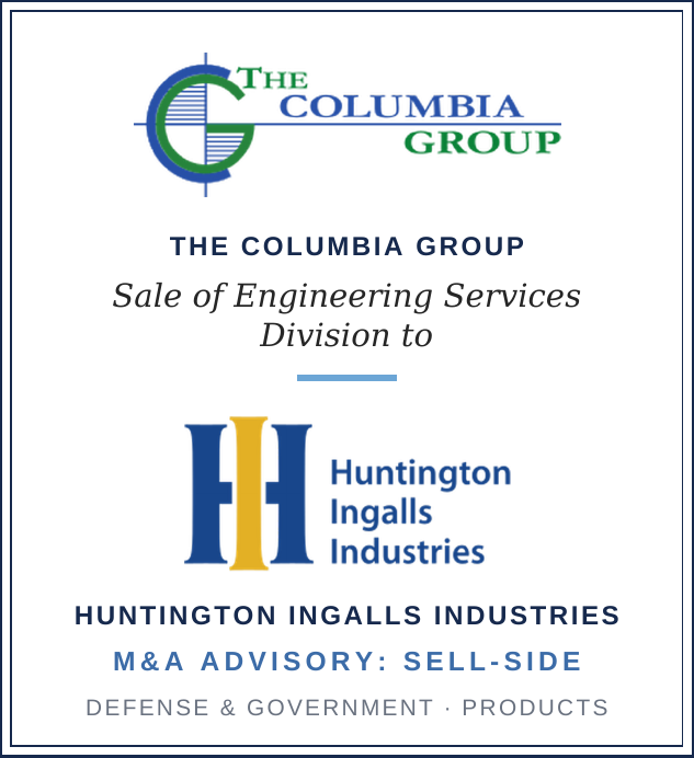 The Columbia Group sale to Huntington Ingalls Industries