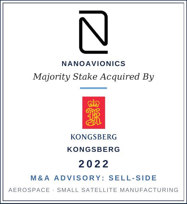 NanoAvionics majority stake acquired by Kongsberg, 2022