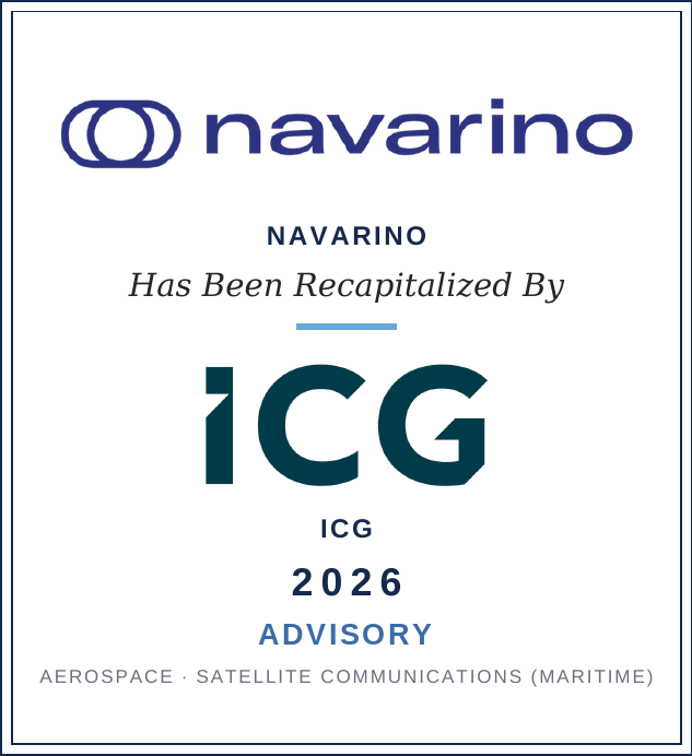 Navarino recapitalized by ICG, 2026